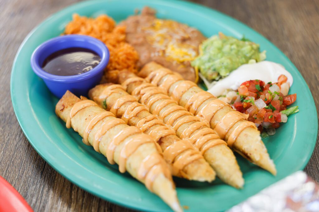 #4 Two Chicken Flautas