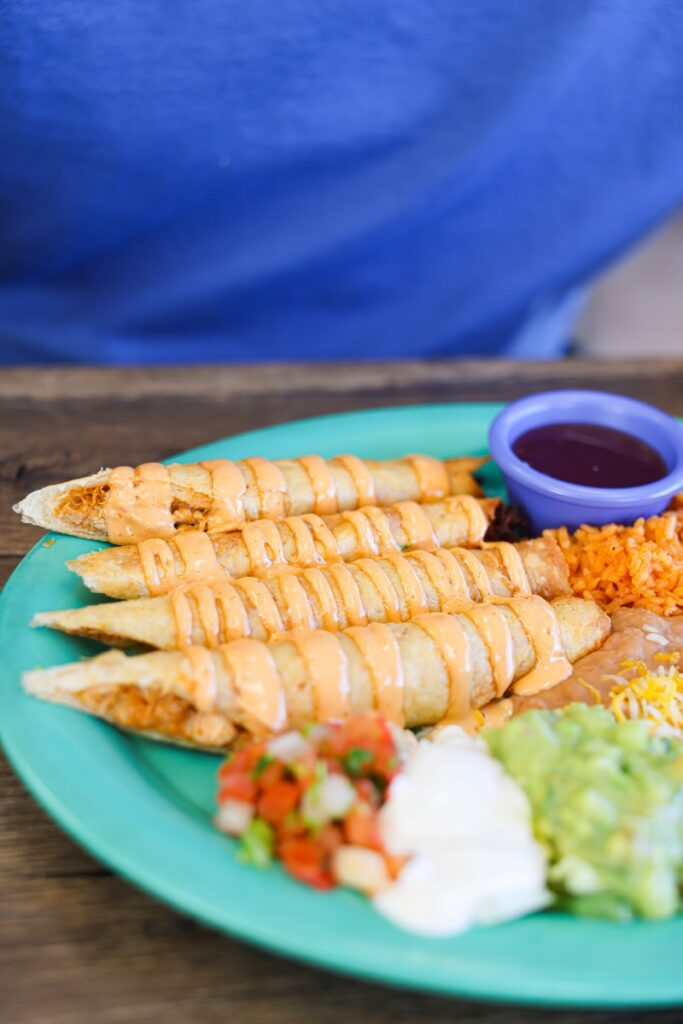 Flautas at Jalapenos in Sparks, one of their best sellers!