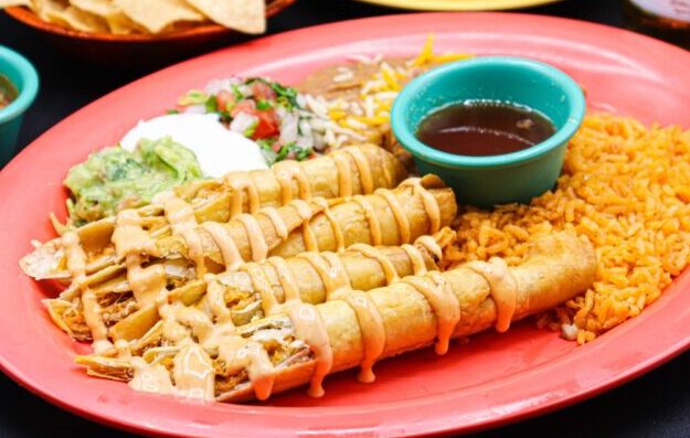 Chicken Flautas Combo at jalapenos