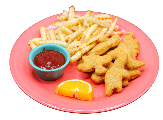 Kids chicken nuggets and fries